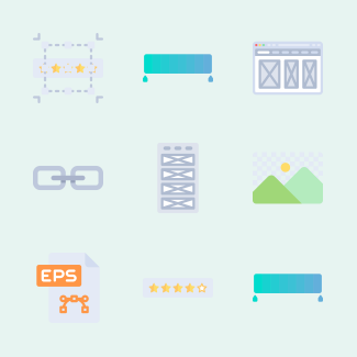 Web design icons pack