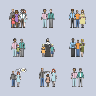 Linear Color Families icons pack