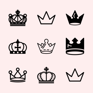 Royal Crowns icons pack