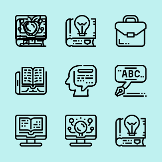 Education and Learning icons pack
