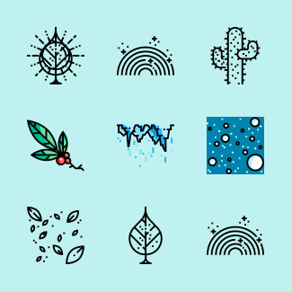 Nature icons pack