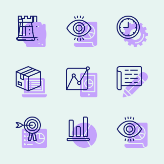 Business Plan icons pack