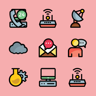 Digital marketing icons pack