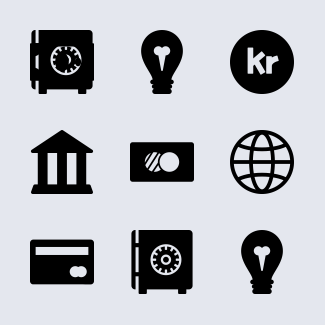 Business and finance icons pack