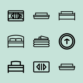Basic Hotel Set icons pack