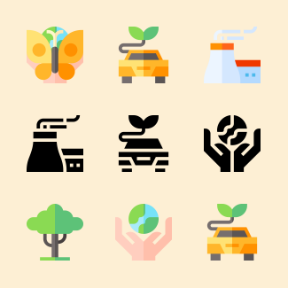 Ecology icons pack