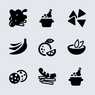 Having Dinner icons pack