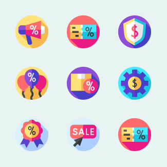 Sales icons pack