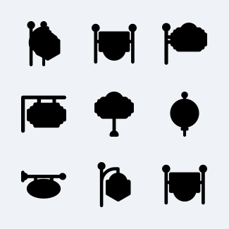 Signals icons pack