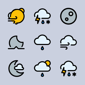 Weather icons pack