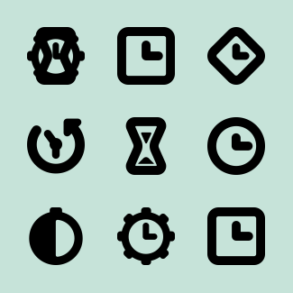 On time icons pack