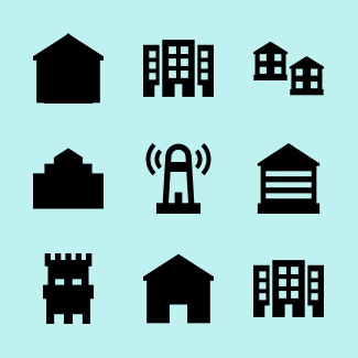 POI Buildings icons pack