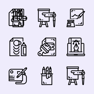 Art and Design icons pack