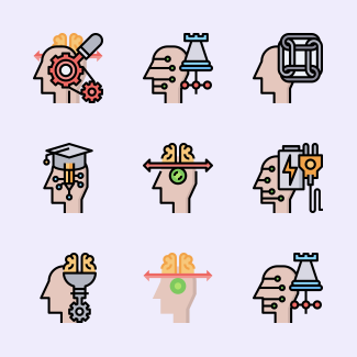 Brain Process icons pack