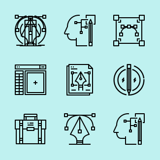 Idea and Creativity icons pack