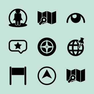 Location icons pack