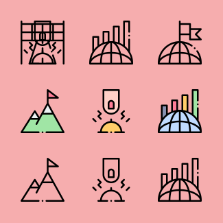 Motivation icons pack