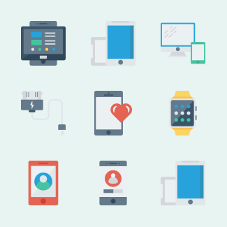 Mobile & Smart Devices icons pack