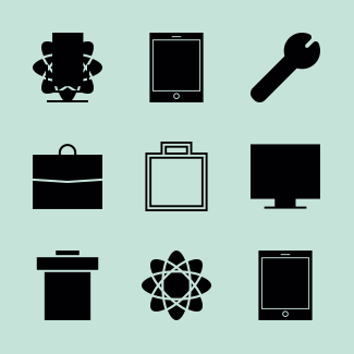 iOS7 Lite Fill 2 icons pack