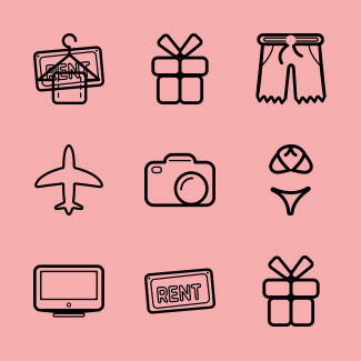 Holidays icons pack