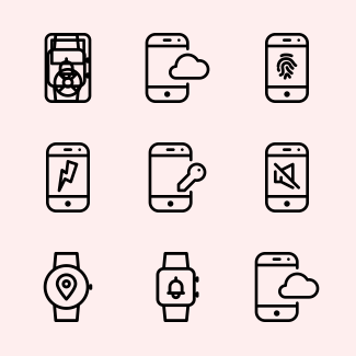 Smart devices icons pack