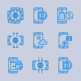 Smartphone Application icons pack