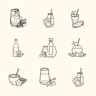 Bar icons pack