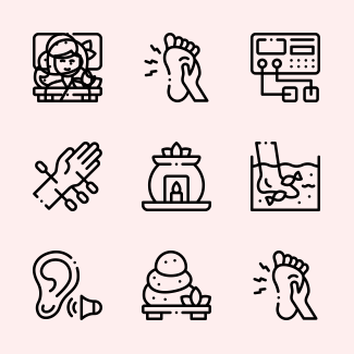 Therapy icons pack