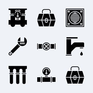 Plumber Tools icons pack