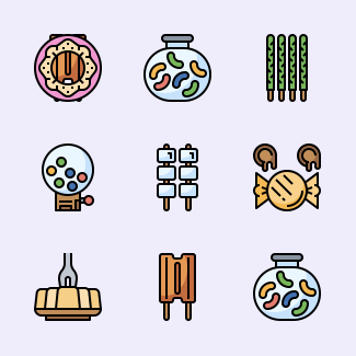 Sweet And Candy icons pack