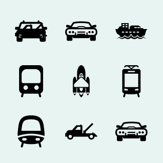 My Town Transport icons pack