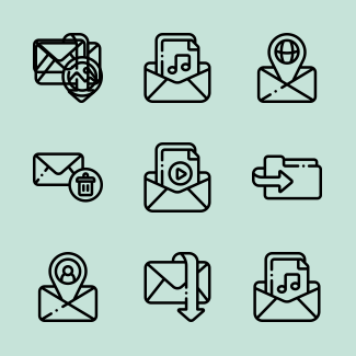 Email icons pack