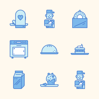 Bakery Shop icons pack