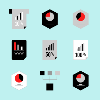 Charts and Diagrams icons pack