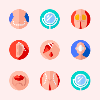 Plastic Surgery icons pack