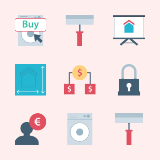 Real Estate icons pack