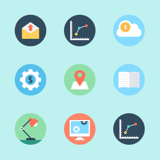 Business, Office and Internet icons pack