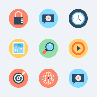 Web and networking icons pack