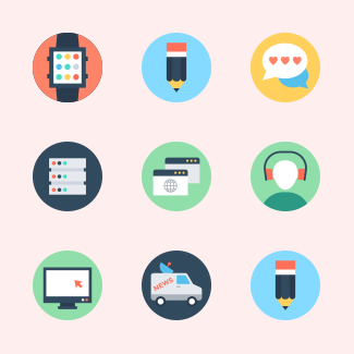 Communication icons pack