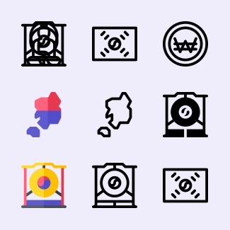 Korea icons pack