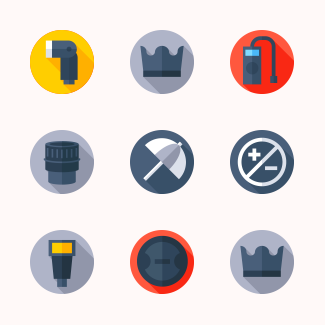 Photography icons pack