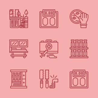 Medical icons pack