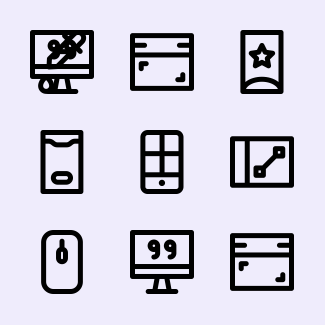 Web Design icons pack