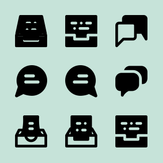 Dialogue icons pack