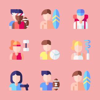 Sport Avatars icons pack