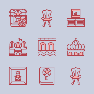 Medieval icons pack