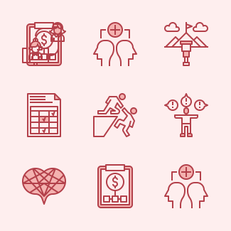 Millionaire Habits icons pack