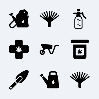 Marijuana icons pack
