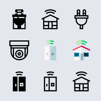 Domotics icons pack
