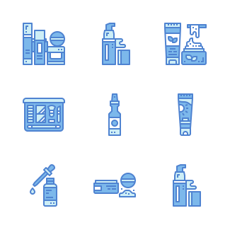Cosmetics icons pack